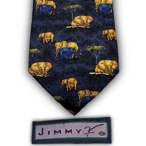Jimmy V "Elephant" Silk Tie